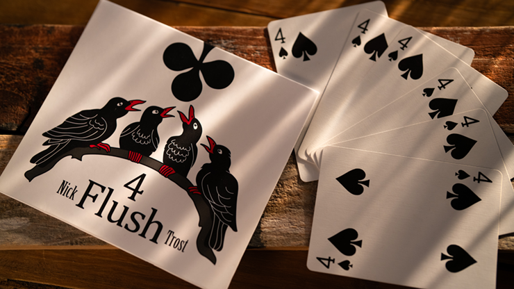 4 FLUSH BLUE by Nick Trost and Murphy's Magic - Trick