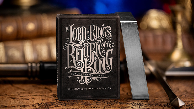 The Lord of the Rings - Return of the King Playing Cards (Black Gilded Edition) by Kings Wild