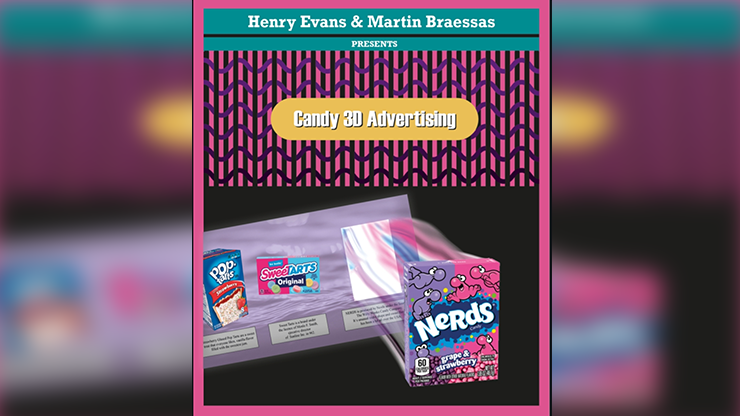 3D Candy Advertisement (Gimmicks and Online Instructions) by Henry Evans and Mysteries - Trick