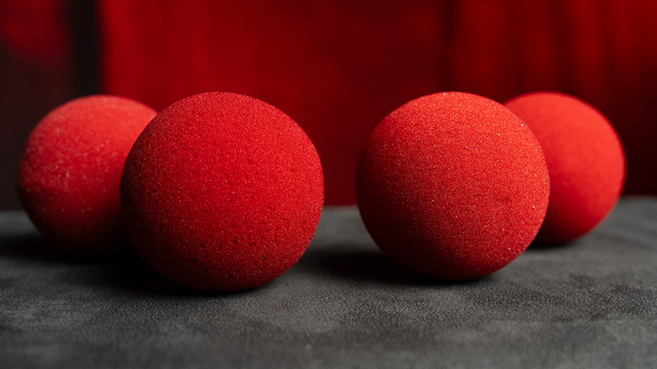 Magic Sponge Balls 50PK RED 3" by Murphy's Magic
