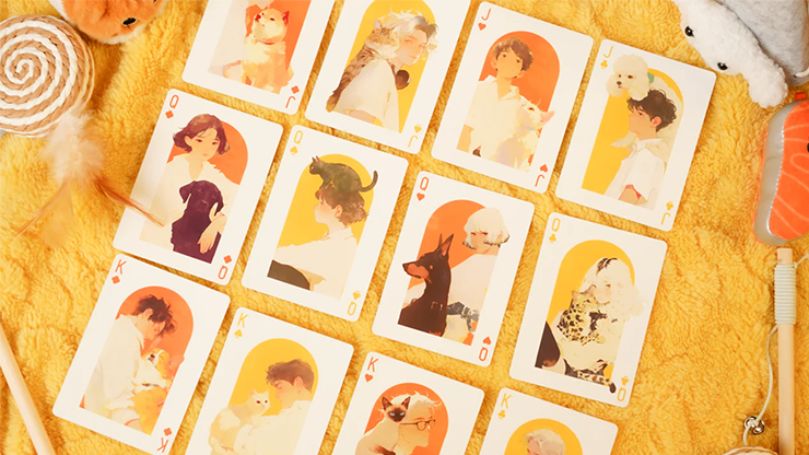 Cat & Dog Playing Cards by TCC Fashion