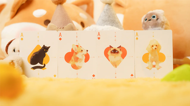 Cat & Dog Playing Cards by TCC Fashion