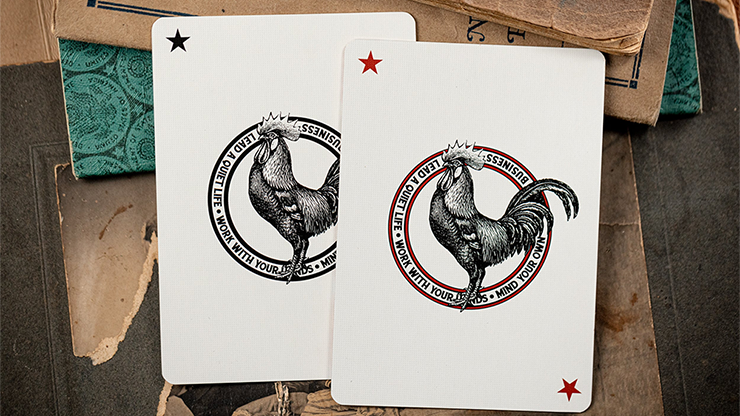 Gilded No.13 Table Players Vol.39 Playing Cards by Kings Wild Project