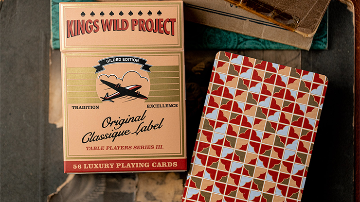 Gilded No.13 Table Players Vol.39 Playing Cards by Kings Wild Project