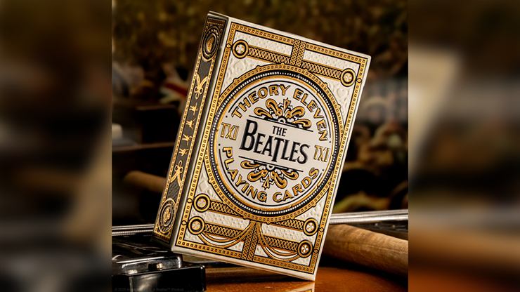The Beatles Special Edition (White) Playing Cards by theory11