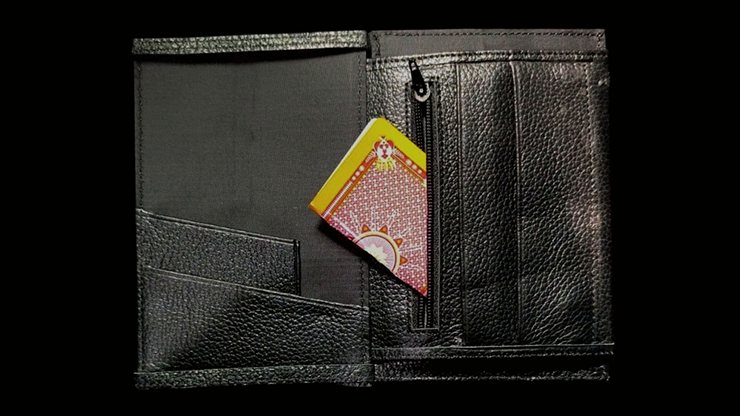 Mini Bombshell Wallet (Black Pebble) by CAHYO