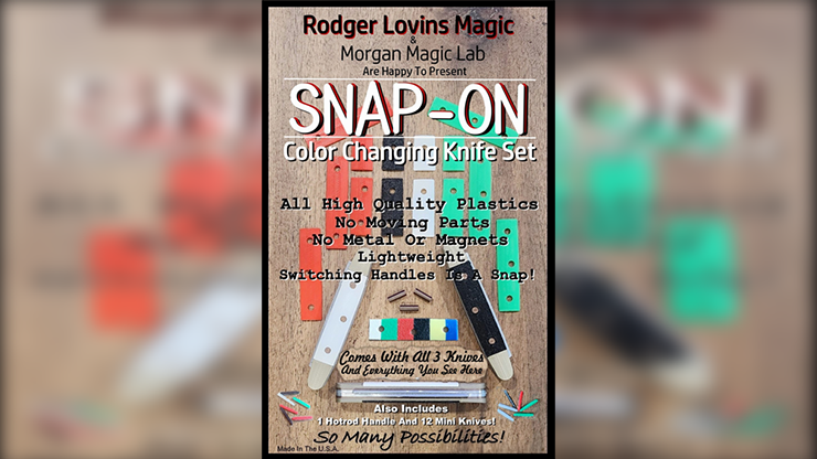 SNAP-ON Color Changing Knife Set by Rodger Lovins