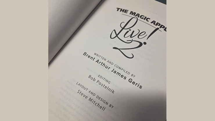 The Magic Apple LIVE 2 by Brent Arthur James Geris