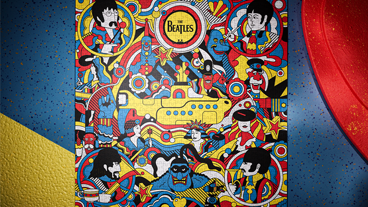 Yellow Submarine Jigsaw Puzzle by theory11
