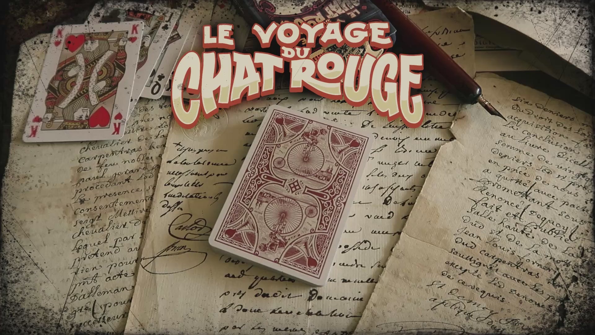 Le Voyage Du Chat Rouge Playing Cards by Stockholm17 trailer