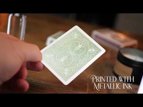 Bicycle Metallic Emerald Playing Cards
